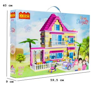 Конструктор "Дівчатка" (892 елм.) Щасливі години / COGO