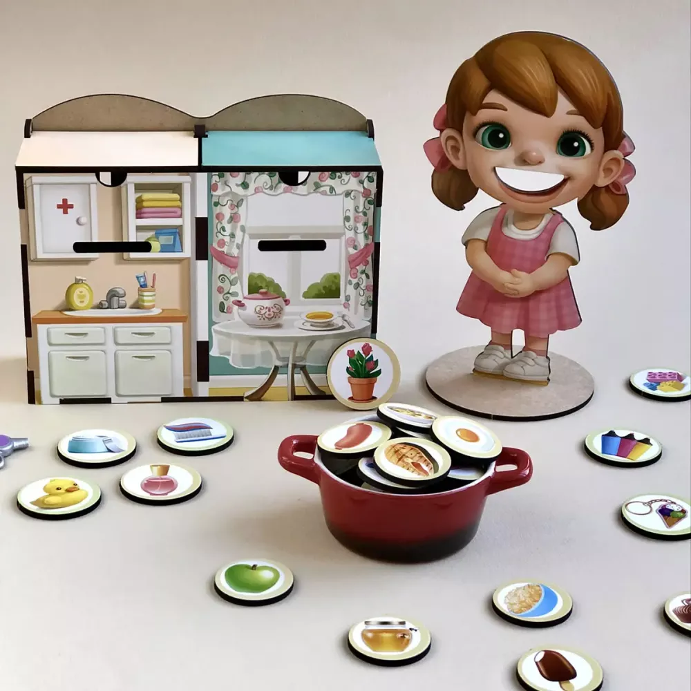 Пазл-сортер "Їстівне-їстівне"