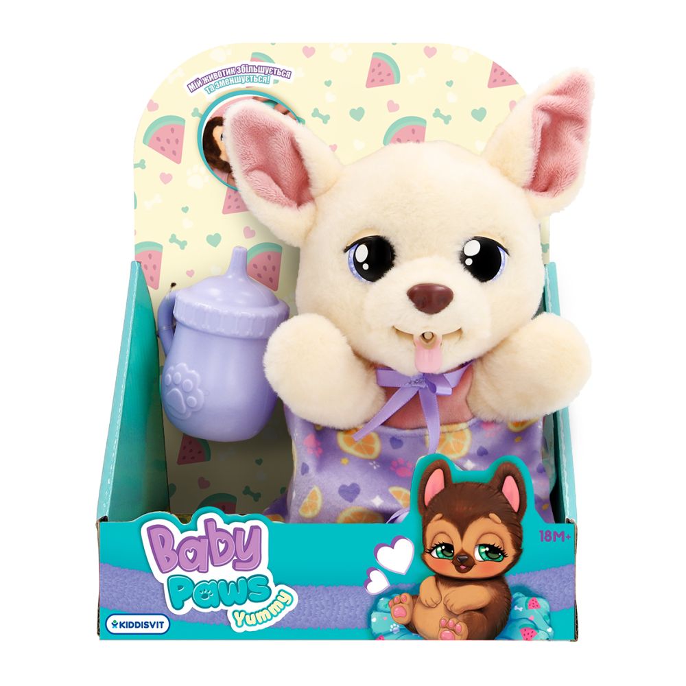 Інтерактивна іграшка Baby Paws серії Yummy" – Німецька вівчарка" Чихуахуа"  Померанський шпіц"