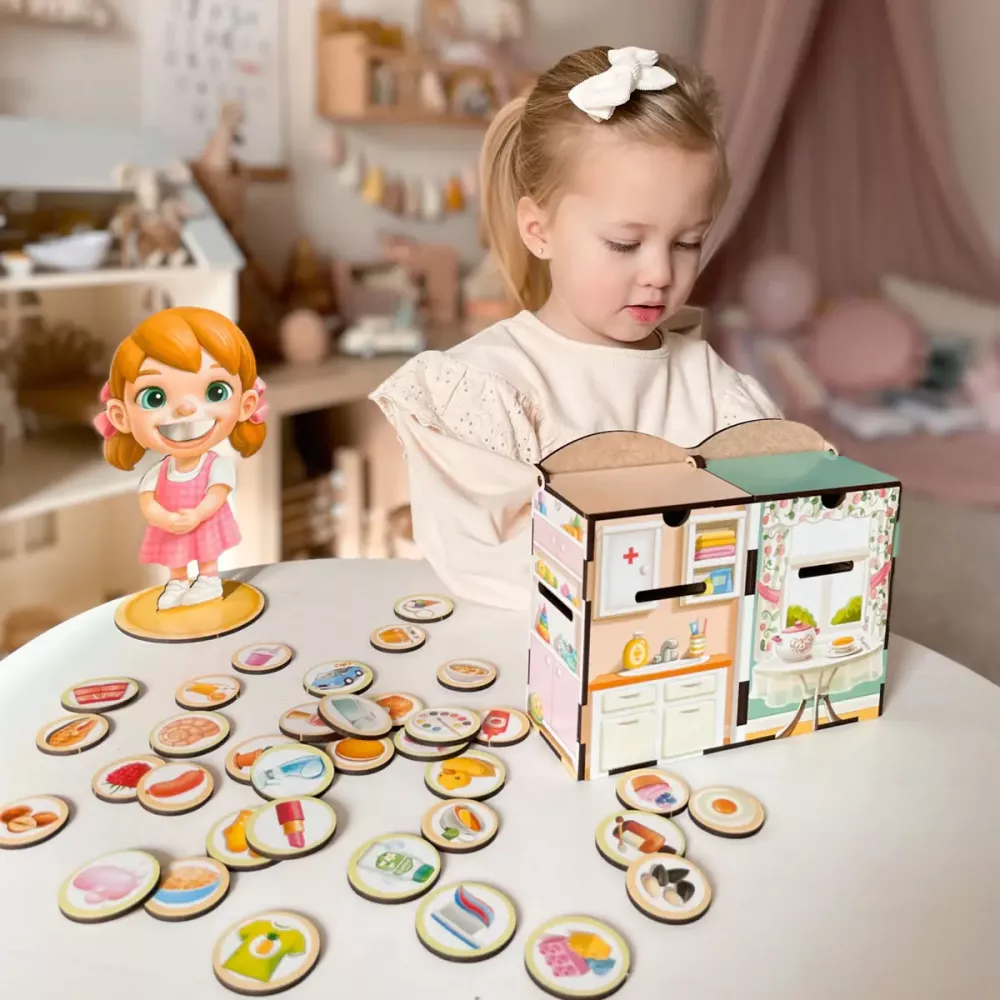 Пазл-сортер "Їстівне-їстівне"