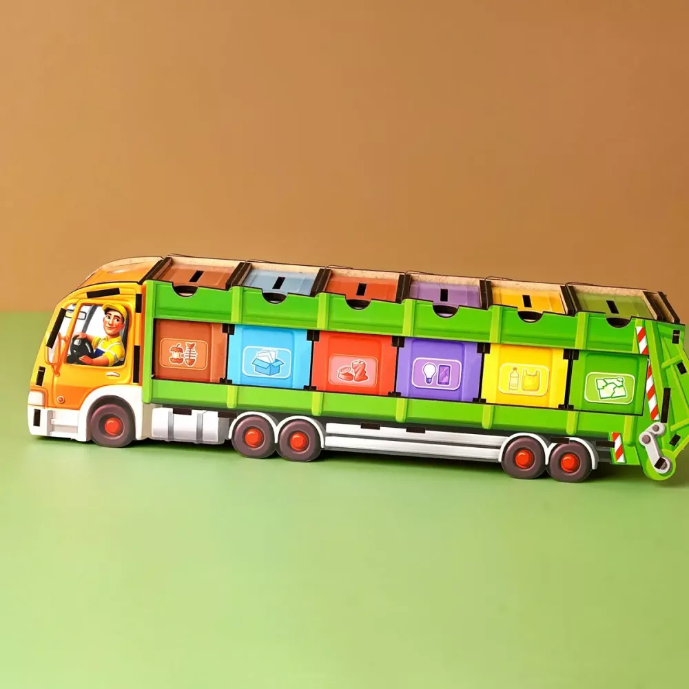 Комодик "Сортування сміття: сміттєвоз"