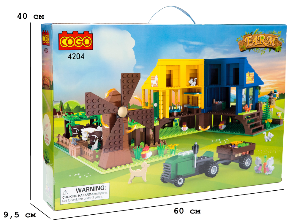 Конструктор "Місто" (923 елм.) Ранчо / COGO