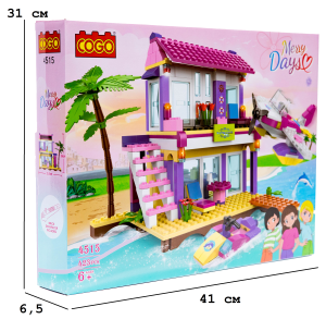 Конструктор "Дівчатка" (423 елм.) Рятувальники / COGO