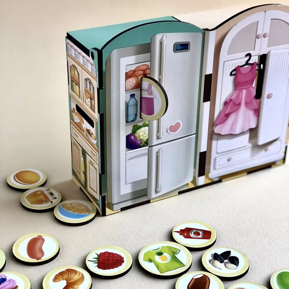 Пазл-сортер "Їстівне-їстівне"