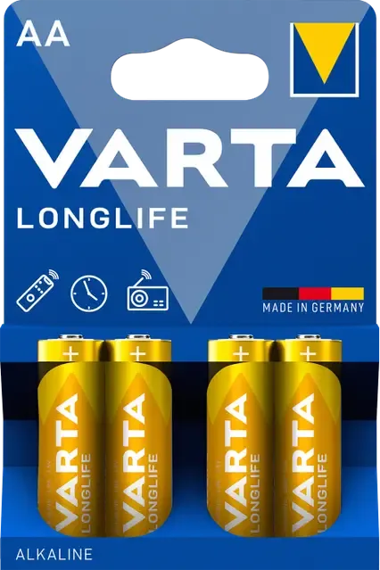 Батарейка Varta Longlife AAA (мізинчикові) 4 шт.