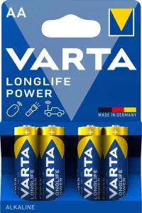Батарейки Varta Longlife Power AAA (мізинчикові), 4 шт.