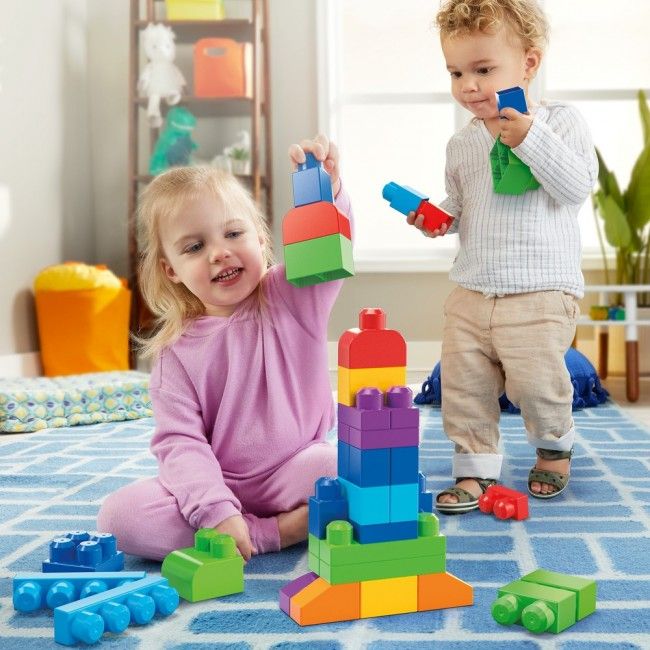 Конструктор класичний у мішку (60 дет.) Mega Bloks