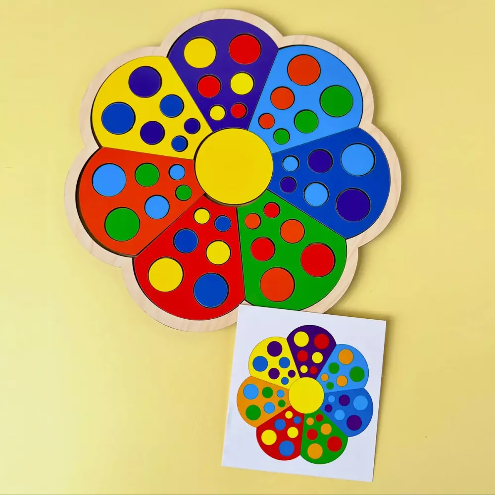 Сортер з картками "Квітка-семибарвниця-1"