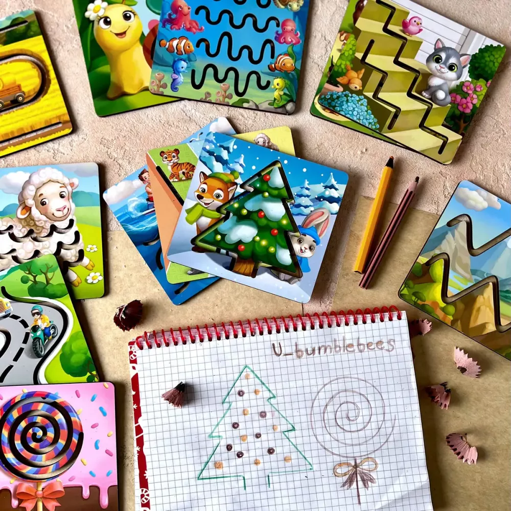 Трафарети маленькі 12 шт.