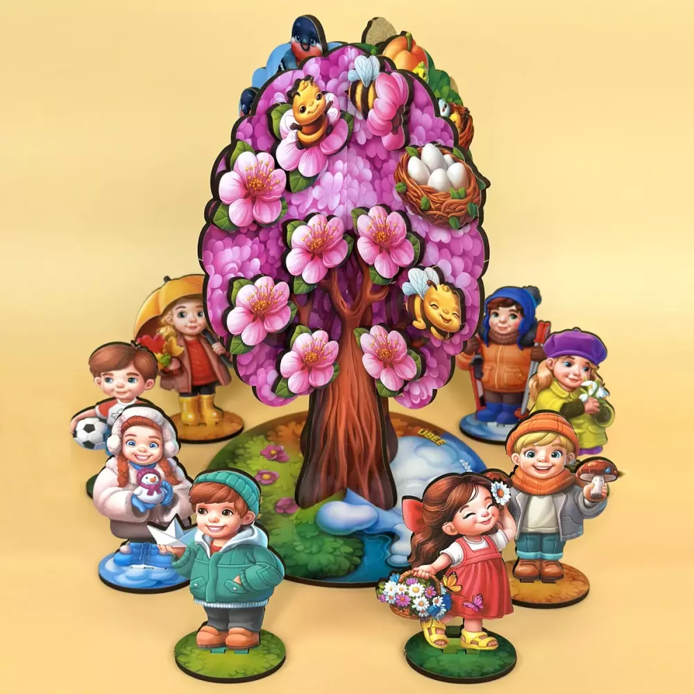 Гра на липучках Пори року абрикоса