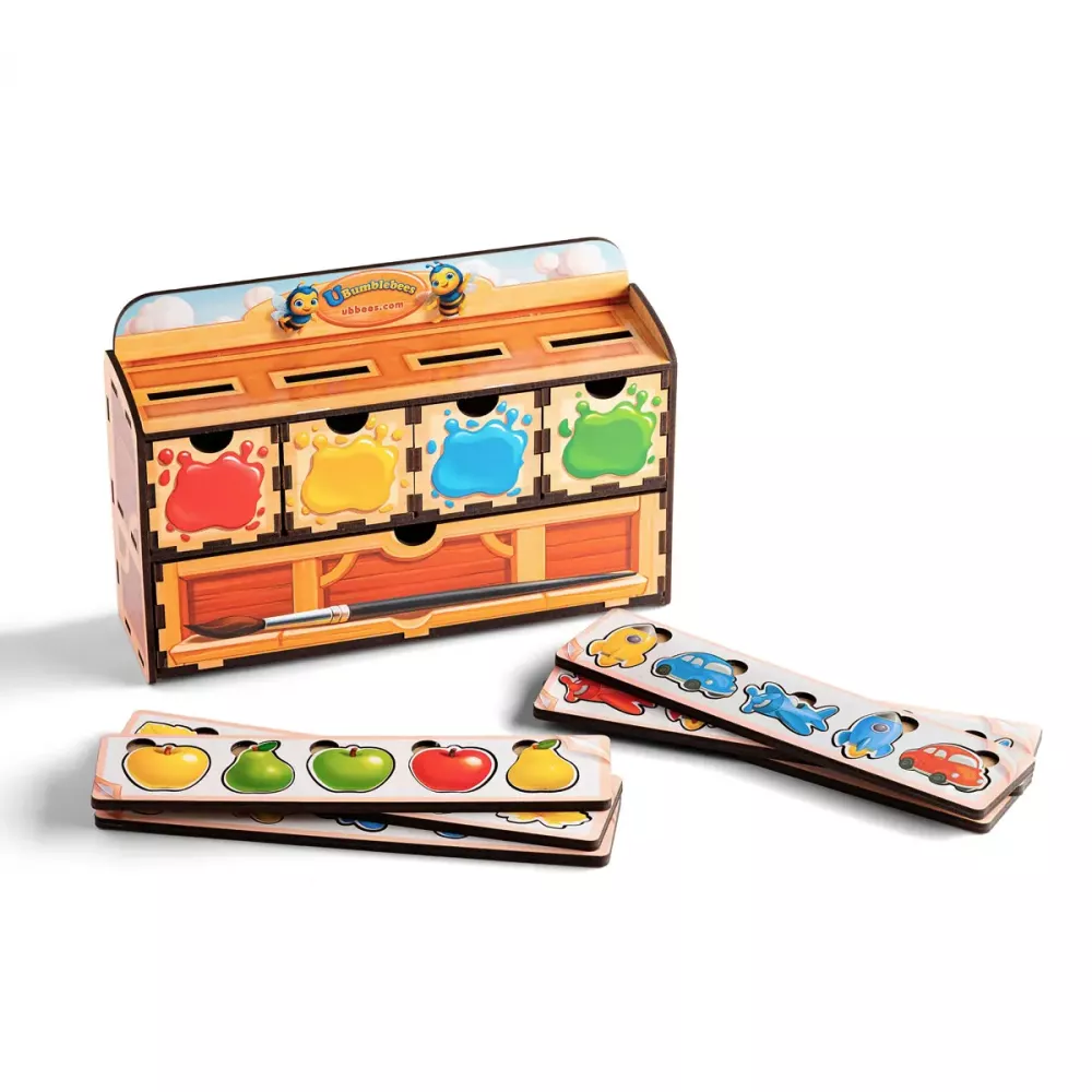 Сортер-комодик "Кольори"