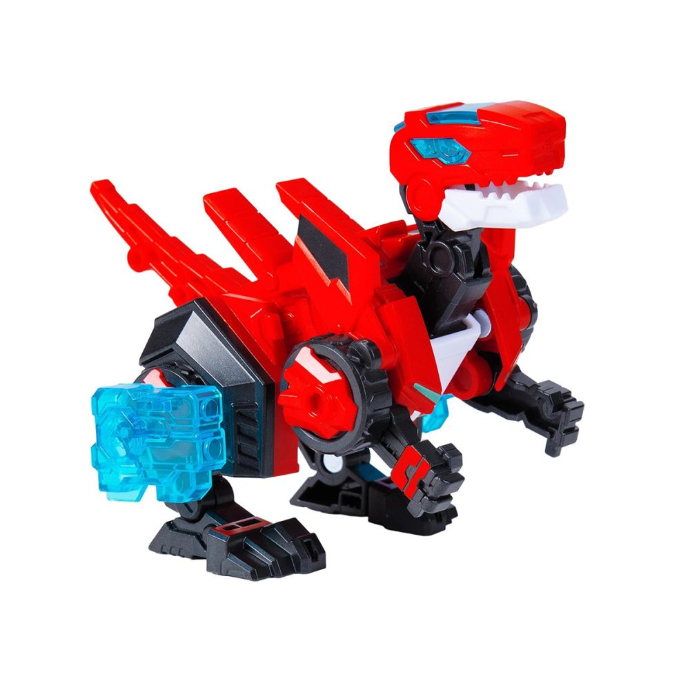 Динозавр-трансформер Dinoster - Червоний Раптор-бот