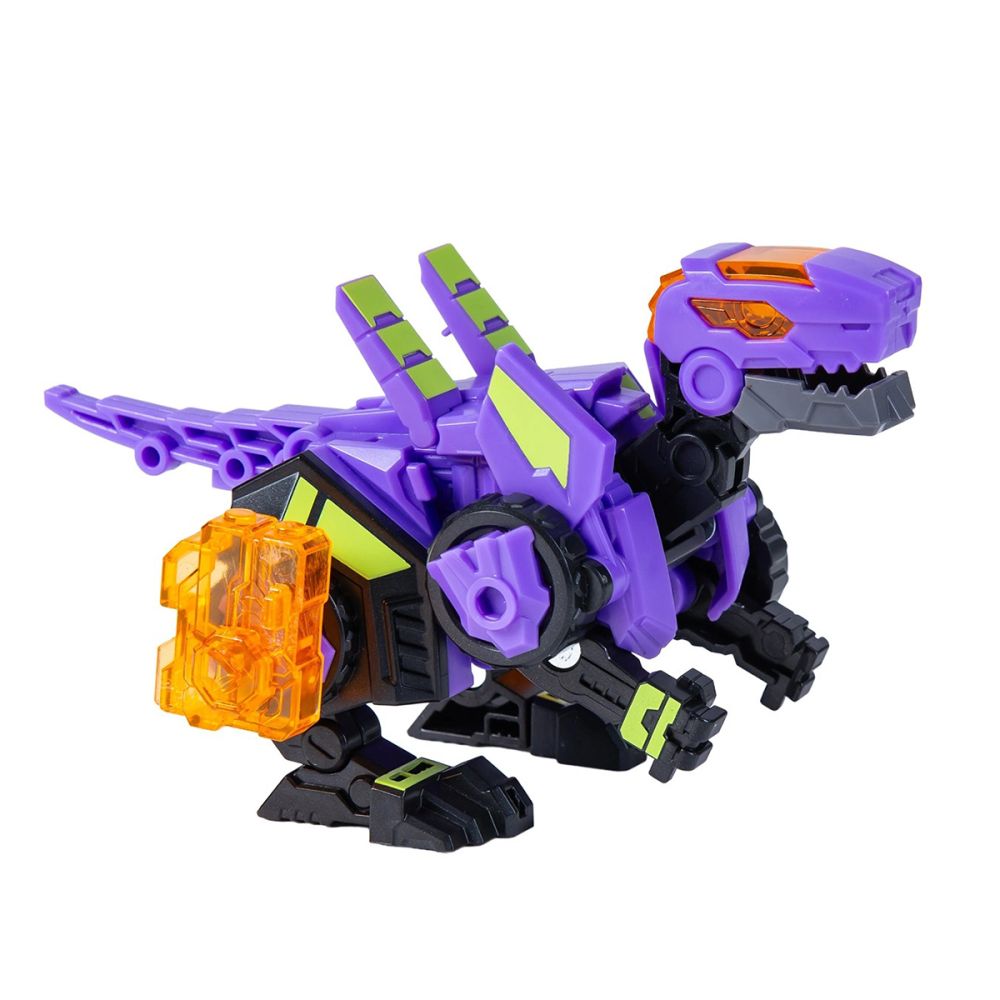 Динозавр-трансформер Dinoster - Пурпуровий Раптор-бот