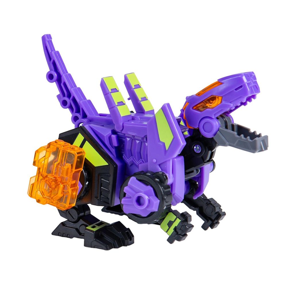 Динозавр-трансформер Dinoster - Пурпуровий Раптор-бот
