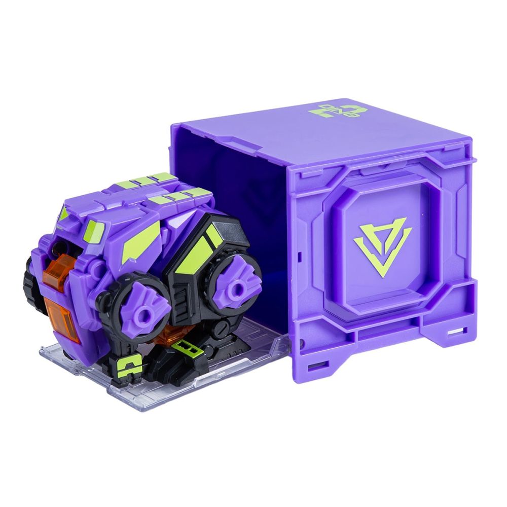 Динозавр-трансформер Dinoster - Пурпуровий Раптор-бот