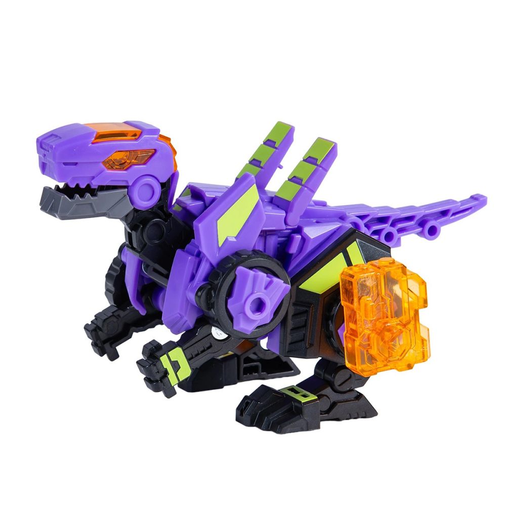 Динозавр-трансформер Dinoster - Пурпуровий Раптор-бот