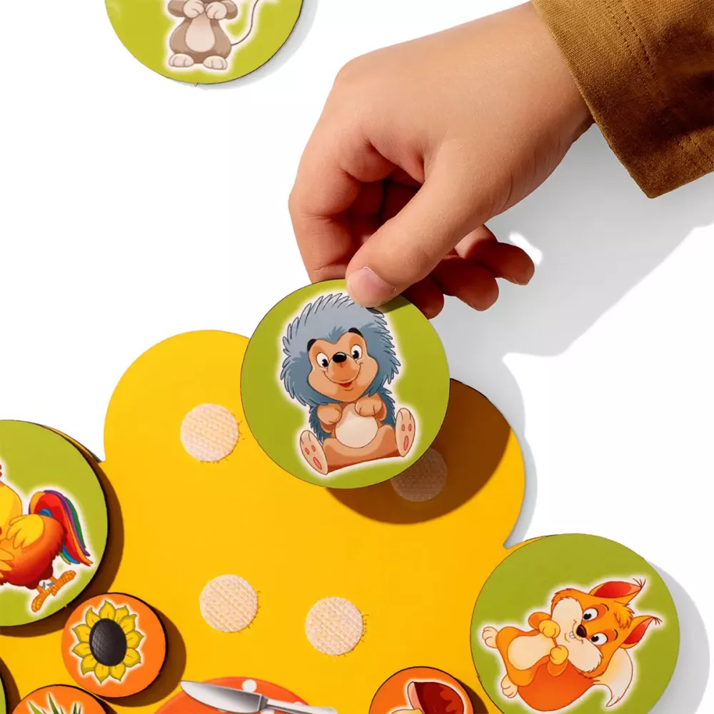 Гра на липучках - Хто що їсть