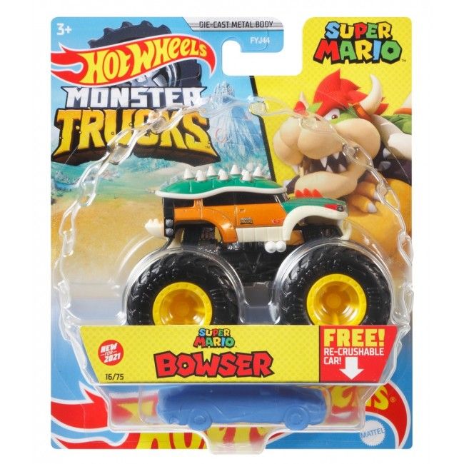 Базова машинка-позашляховик 1:64 серії "Monster Trucks" Hot Wheels (в ас.)