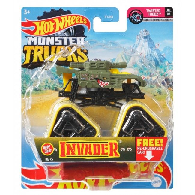 Базова машинка-позашляховик 1:64 серії "Monster Trucks" Hot Wheels (в ас.)
