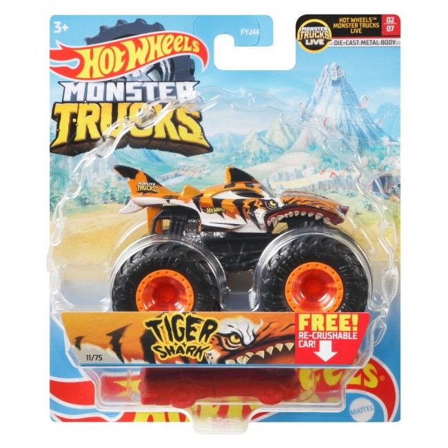Базова машинка-позашляховик 1:64 серії "Monster Trucks" Hot Wheels (в ас.)