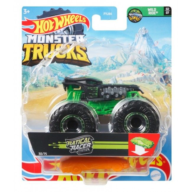 Базова машинка-позашляховик 1:64 серії "Monster Trucks" Hot Wheels (в ас.)