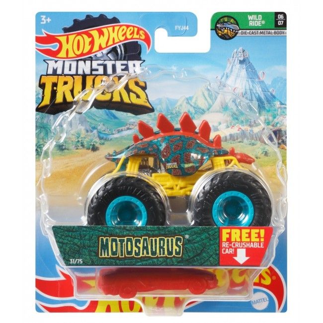Базова машинка-позашляховик 1:64 серії "Monster Trucks" Hot Wheels (в ас.)