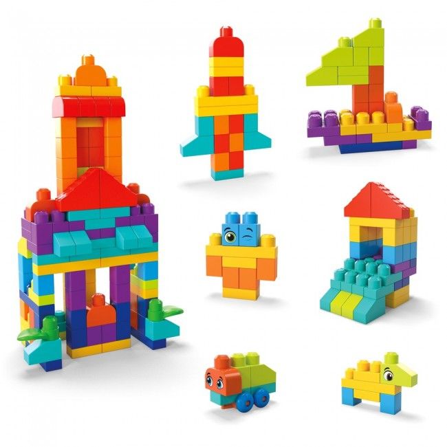 Великий конструктор у мішку (150 деталей) Mega Bloks