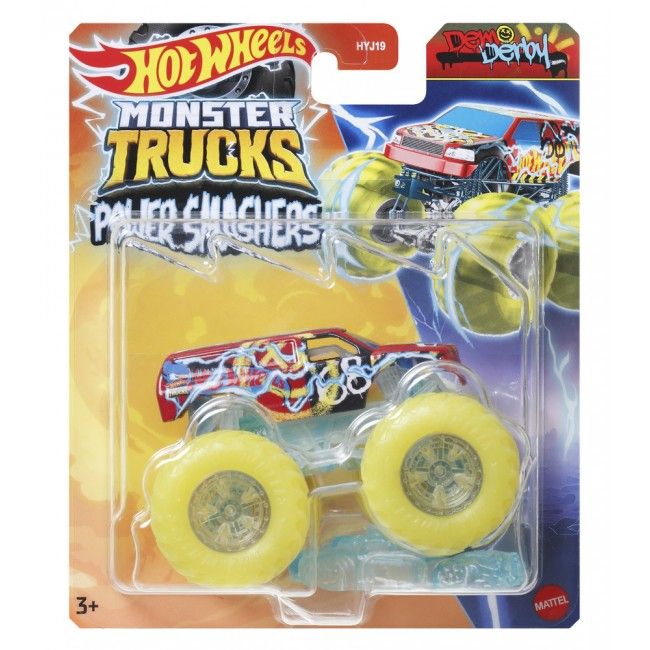 Базова машинка-позашляховик 1:64 серії "Power Smashers" Monster Trucks Hot Wheels (в ас.)