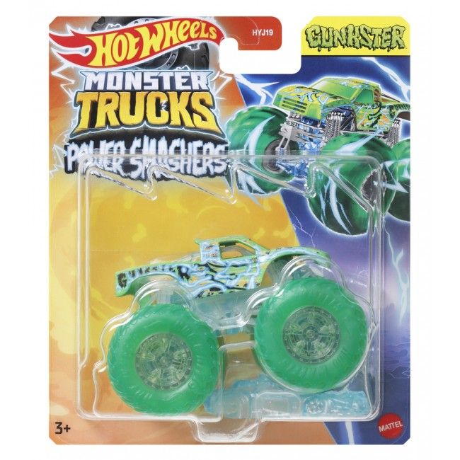 Базова машинка-позашляховик 1:64 серії "Power Smashers" Monster Trucks Hot Wheels (в ас.)