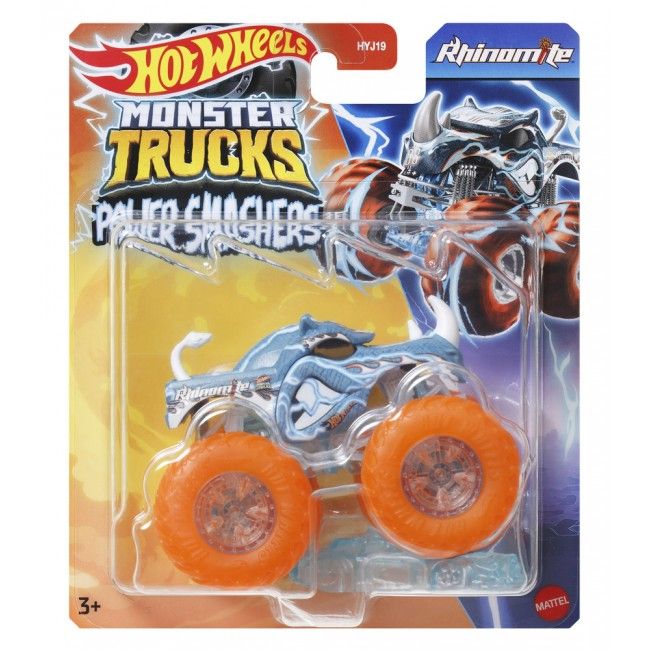 Базова машинка-позашляховик 1:64 серії "Power Smashers" Monster Trucks Hot Wheels (в ас.)
