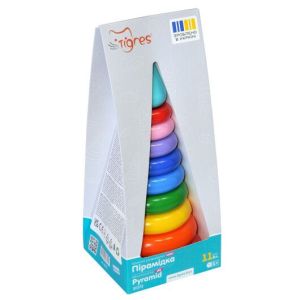 Іграшка розвиваюча "Пірамідка" ЛЮКС в коробці