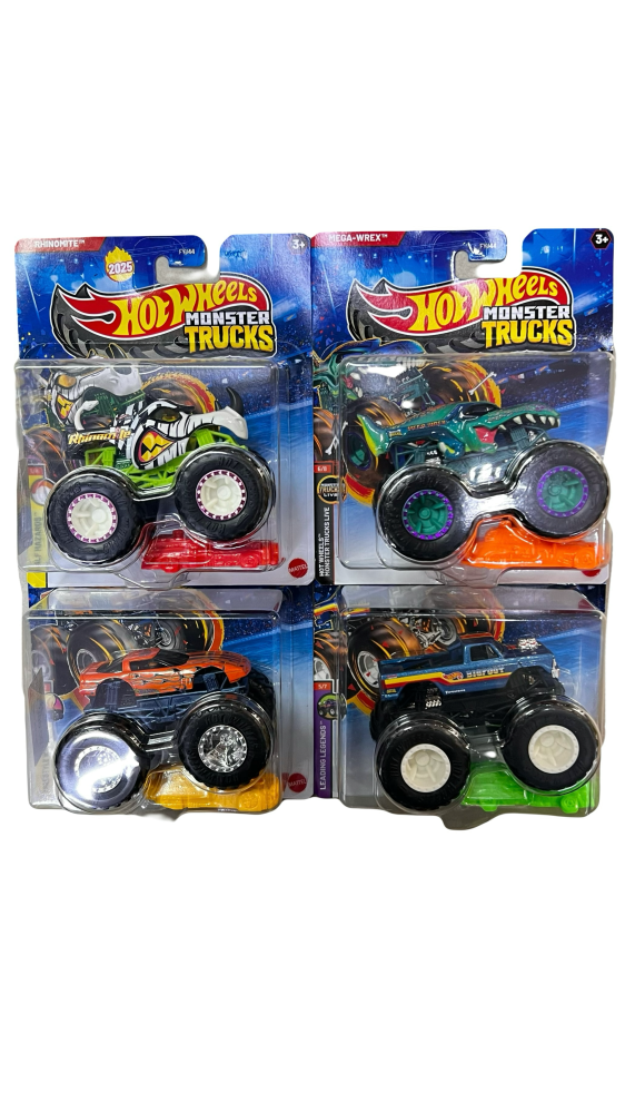 Базова машинка-позашляховик 1:64 серії "Power Smashers" Monster Trucks Hot Wheels (в ас.)