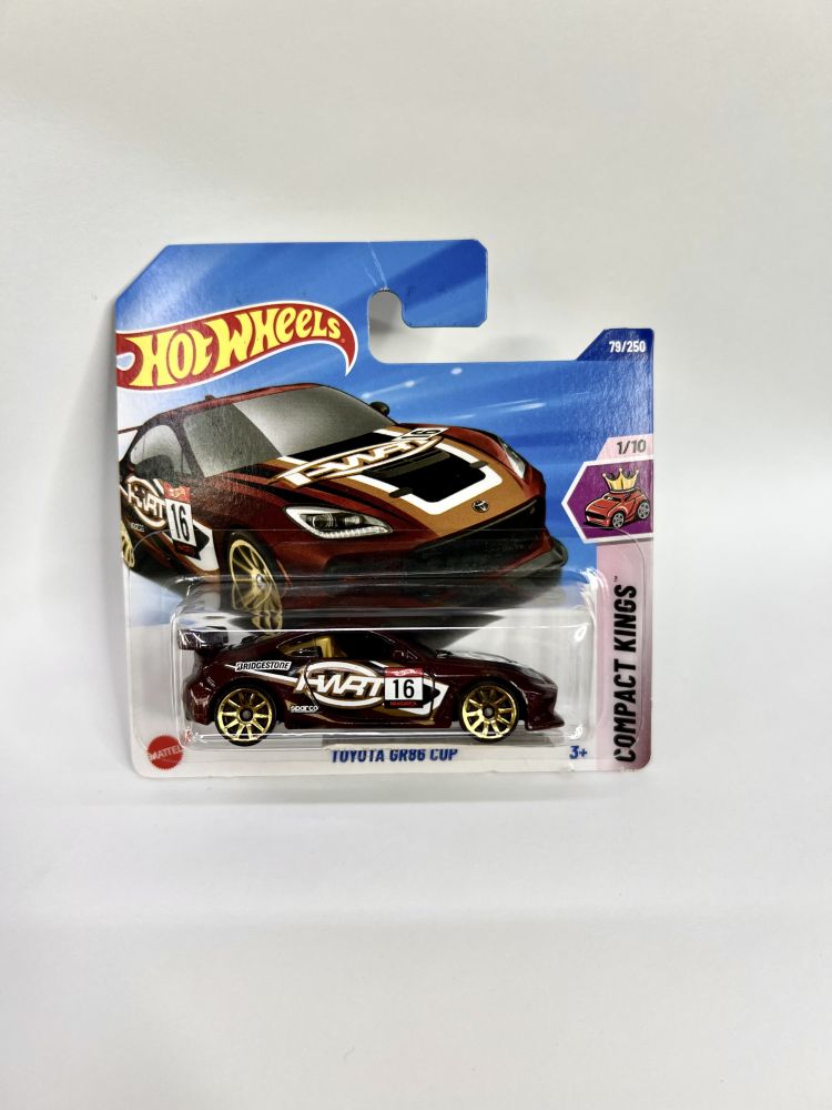 Машинка Базова Hot Wheels Toyota GR86 Cup Compact Kings 1:64 HYX74 Brown