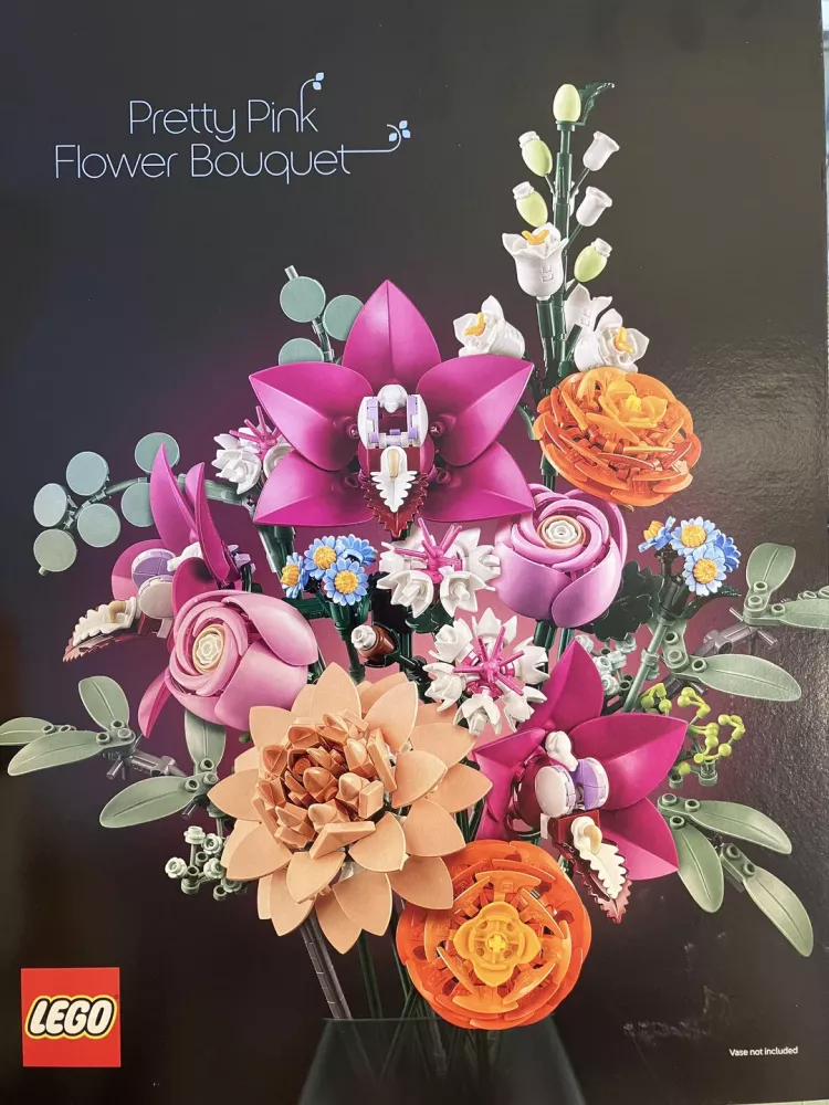 Конструктор LEGO Botanical Милий рожевий букет квітів 10342