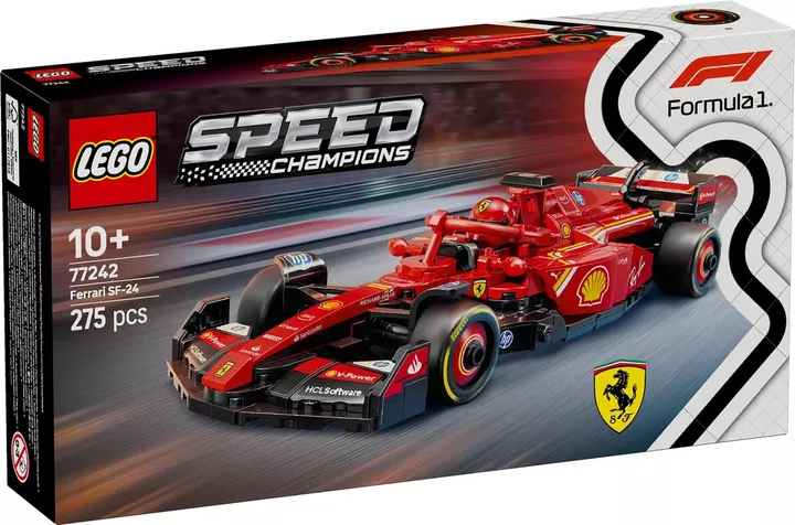 Конструктор LEGO Speed Champions Автомобіль для перегонів F1® Ferrari SF-24 77242