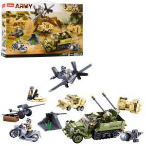 Конструктор SLUBAN M38-B0812 "Army": військовий транспорт