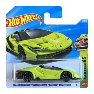 Машинка Базова Hot Wheels '16 Lamborghini Centenario Roadster Exotics 1:64 JJK74 Green