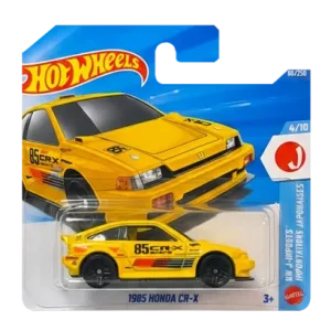 Машинка Базова Hot Wheels 1985 Honda CR-X Speed Graphics 1:64 JJJ51 Yellow