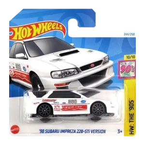 Машинка Базова Hot Wheels '98 Subaru Impreza 22B STi-Version The `90S 1:64 HTB12 White