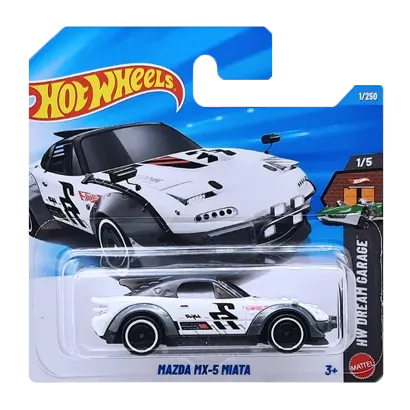 Машинка Базова Hot Wheels Mazda MX-5 Miata (2025) Dream Garage 1:64 JJJ02 White