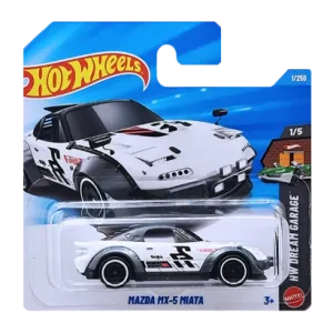 Машинка Базова Hot Wheels Mazda MX-5 Miata (2025) Dream Garage 1:64 JJJ02 White