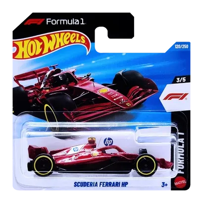 Машинка Базова Hot Wheels Scuderia Ferrari HP 1:64 JJJ78 Red