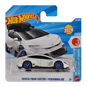 Машинка Базова Hot Wheels Toyota Prius Custom HW J-Imports 1:64 JJH37 White