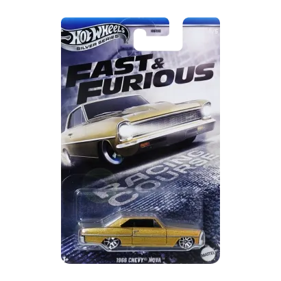 Тематична Машинка Hot Wheels 1966 Chevy Nova Fast & Furious 1:64 JBY42 Gold