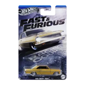 Тематична Машинка Hot Wheels 1966 Chevy Nova Fast & Furious 1:64 JBY42 Gold