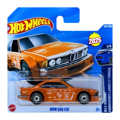 Машинка Базова Hot Wheels BMW 635 CSi Wild Widebody 1:64 JBB84 Orange