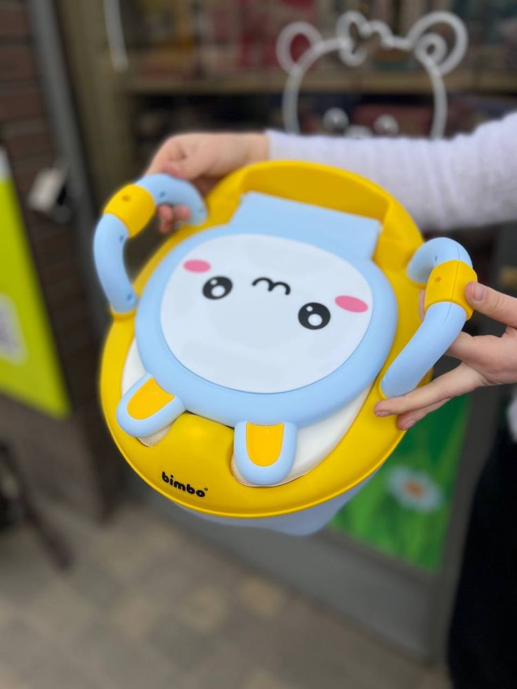 Дитячий горщик BIMBO зі спинкою і з боковими ручками