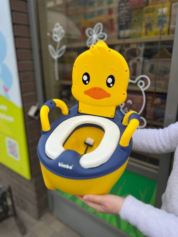 Дитячий горщик BIMBO зі спинкою і з боковими ручками