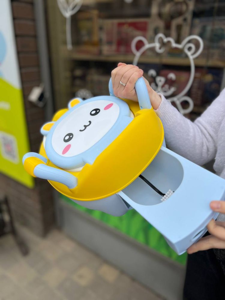 Дитячий горщик BIMBO зі спинкою і з боковими ручками