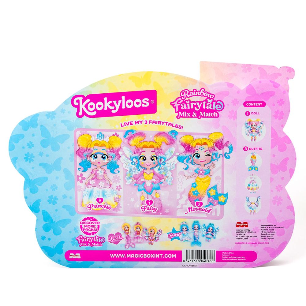 Ігровий набір з лялькою Kookyloos - Рейнбоу